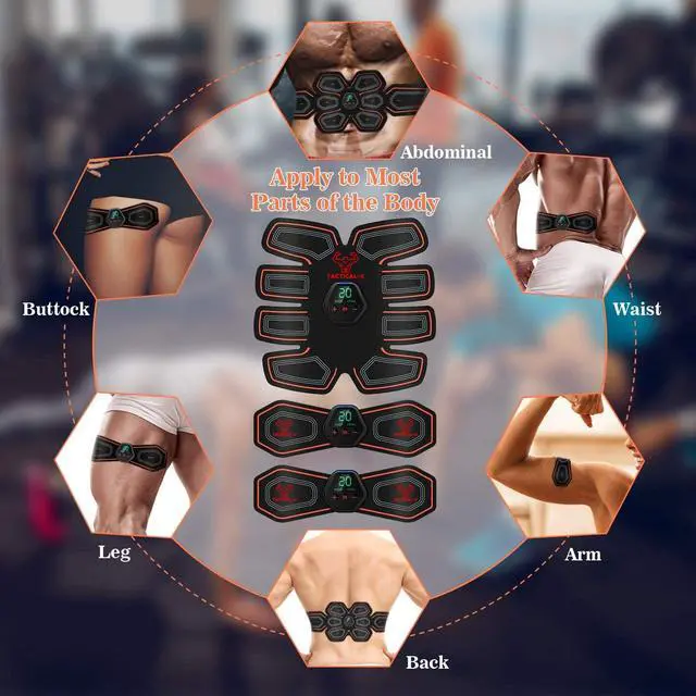 Alt view image 2 of 6 - Abs Stimulator Military Grade, Vital Flex Core Ab Stimulator Military Grade, MHD TENS - Ab Stimulator and for Easy Abs Muscle Stimulation and Muscle Activation, Ideal Home Gym Device,Unisex