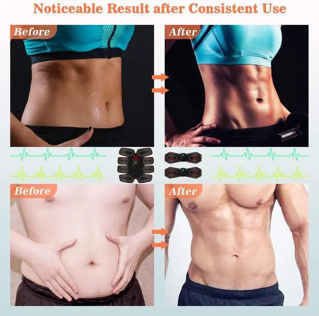 Alt view image 4 of 6 - Abs Stimulator Military Grade, Vital Flex Core Ab Stimulator Military Grade, MHD TENS - Ab Stimulator and for Easy Abs Muscle Stimulation and Muscle Activation, Ideal Home Gym Device,Unisex