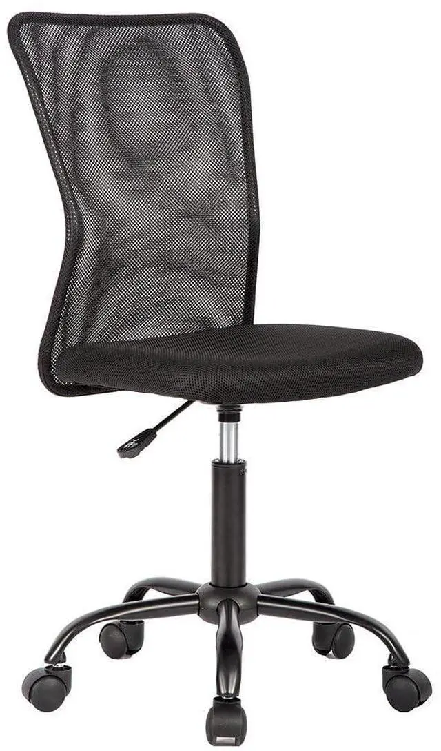 Main image of Ergonomic Office Chair Desk Chair Mesh Computer Chair Armless Back Support Modern Executive Rolling Swivel Chair with Lumbar SupportBlack