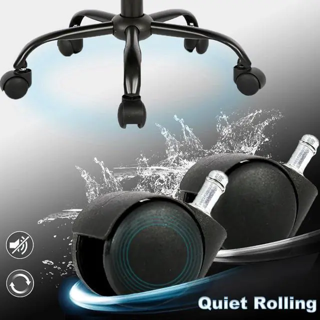 Alt view image 5 of 7 - Ergonomic Office Chair Desk Chair Mesh Computer Chair Armless Back Support Modern Executive Rolling Swivel Chair with Lumbar SupportBlack