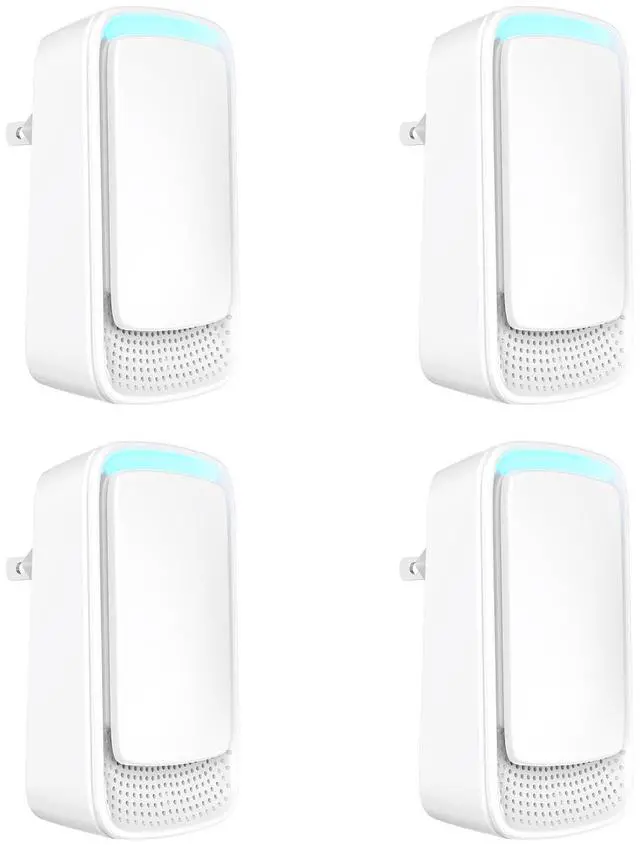 Main image of Plug In Air Ionizers - Negative Ion Technology Air Purifier - Quiet Operation Air Freshener for Home, Bedroom, Office, Garage Room - Portable Air Purifiers Odor,Pets Smell - Air Cleaner White (4 Pack