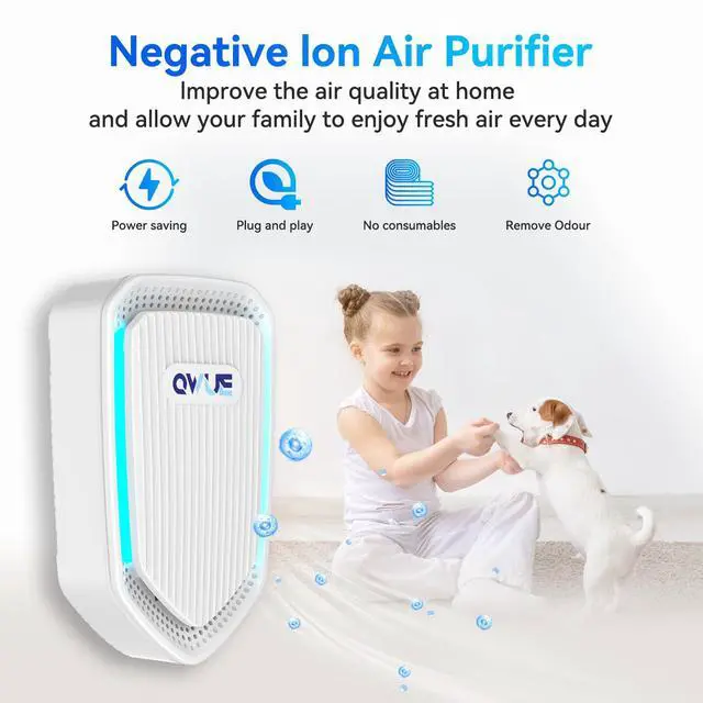 Alt view image 2 of 5 - 8Pack Air Ionizer for Home Negative Ion Air Purifier Plug In, Mini Filterless Air Freshener Quiet Air Cleaner Portable Air Purifiers Odors Smoke for Home Office, Bedroom, Bathroom
