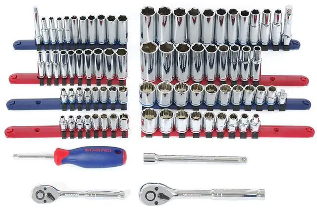 Alt view image 3 of 7 - 322-Piece Home Repair Tool Kit With Carrying Bag - Basic Household Hand Tools