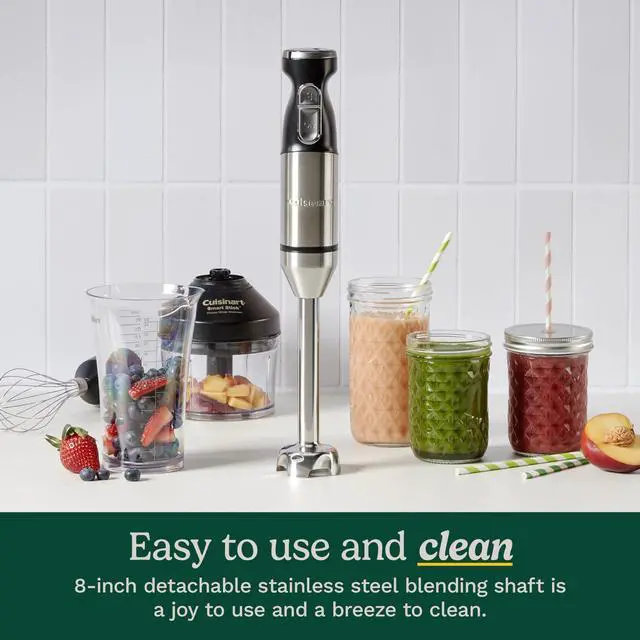 Alt view image 3 of 5 - CSB-179 Smart Stick Variable Speed Hand Blender, Stainless Steel