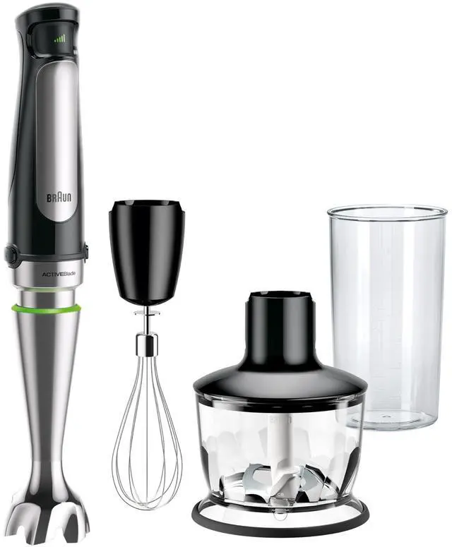 Main image of MultiQuick 7 3-in-1 Immersion Blender with Food Processor Powerful Handheld Electric Stick Blender - Emulsifier for Chopping, Beating & Whisking - Ideal for Soup, Puree, Smoothies & More