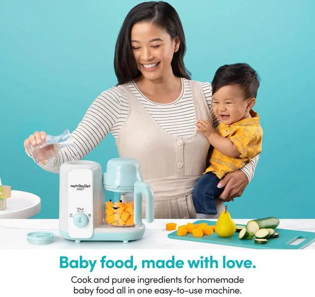 Alt view image 5 of 7 - Baby Steam + Blend, White/Blue