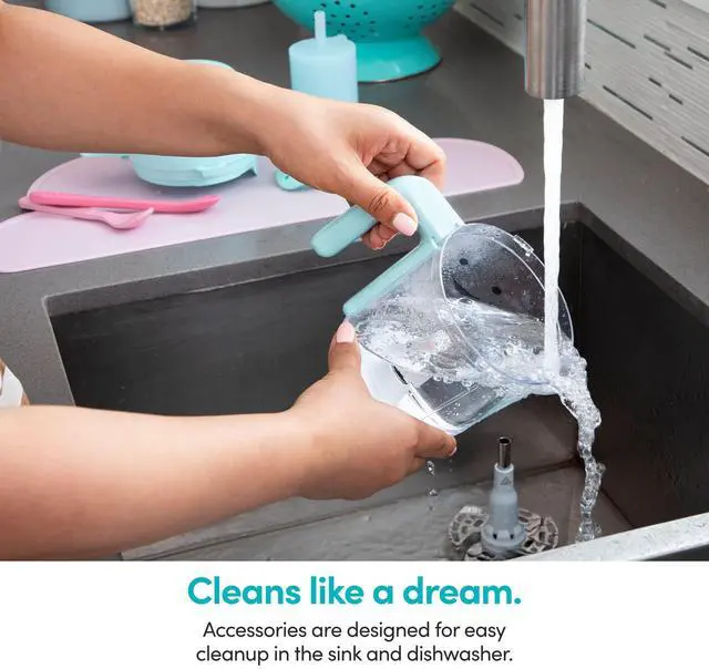 Alt view image 7 of 7 - Baby Steam + Blend, White/Blue