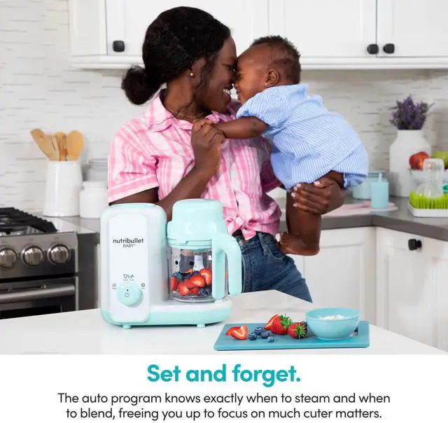 Alt view image 6 of 7 - Baby Steam + Blend, White/Blue