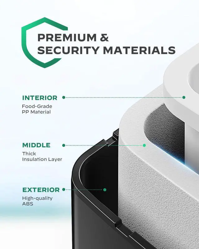 Alt view image 2 of 7 - Countertop Ice Maker, 9 Cubes Ready in 6 Mins, 26lbs in 24Hrs, Portable Ice Machine with Self-Cleaning, 2 Sizes of Bullet Ice for Home/Kitchen/Party/RV, Black