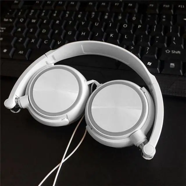 Alt view image 4 of 7 - HD Sound Wired Headphones Over Ear Headset Bass HiFi Sound Music Stereo New