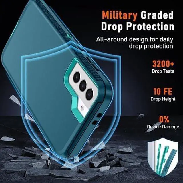 Alt view image 3 of 6 - Military Grade Shockproof Case for Galaxy S21 Plus with 2Pcs HD Screen Protector