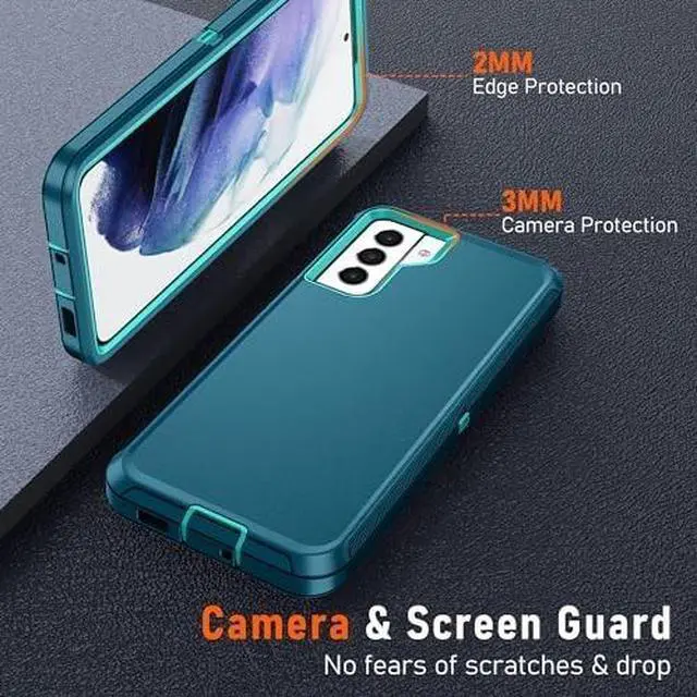 Alt view image 4 of 6 - Military Grade Shockproof Case for Galaxy S21 Plus with 2Pcs HD Screen Protector
