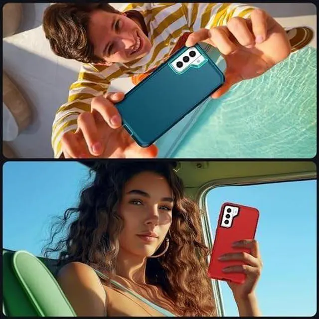 Alt view image 6 of 6 - Military Grade Shockproof Case for Galaxy S21 Plus with 2Pcs HD Screen Protector