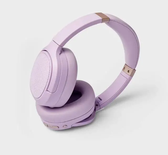 Alt view image 2 of 4 - Active Noise Canceling Bluetooth Headphones Over-Ear Wireless Headsets with Mic