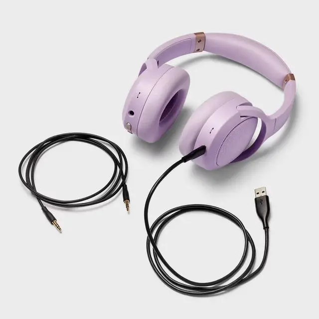 Alt view image 4 of 4 - Active Noise Canceling Bluetooth Headphones Over-Ear Wireless Headsets with Mic
