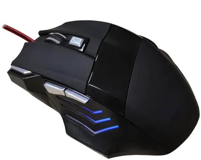 Main image of Gaming Mouse 7 Button USB Wired LED Breathing Fire Button 3200 DPI Laptop PC