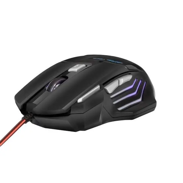 Alt view image 3 of 4 - Gaming Mouse 7 Button USB Wired LED Breathing Fire Button 3200 DPI Laptop PC