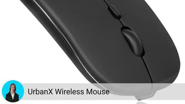 Alt view image 2 of 6 - 2.4Ghz & Bluetooth Wireless Rechargeable Mouse for HP Laptop Mouse