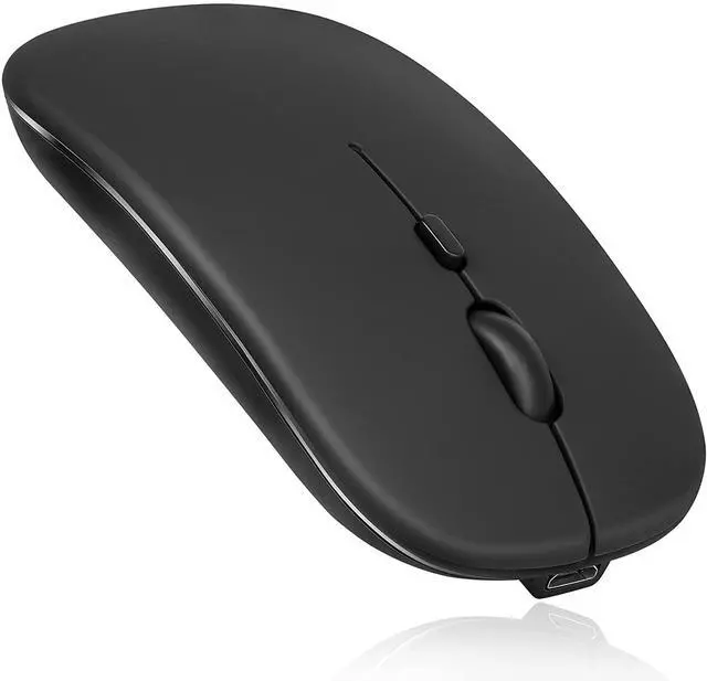 Alt view image 6 of 6 - 2.4Ghz & Bluetooth Wireless Rechargeable Mouse for HP Laptop Mouse