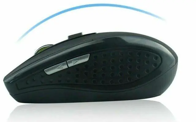 Alt view image 3 of 5 - Black Wireless Mouse Optical USB Laptop PC Computer 2.4GHZ DPI