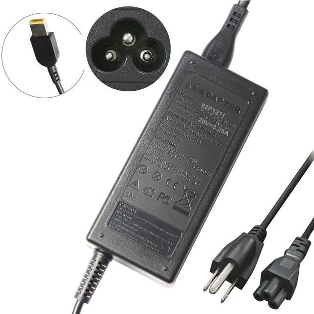 Alt view image 3 of 7 - 20V AC Adapter Charger For Lenovo Thinkpad 11e, Yoga 11e Chromebook Power Cord