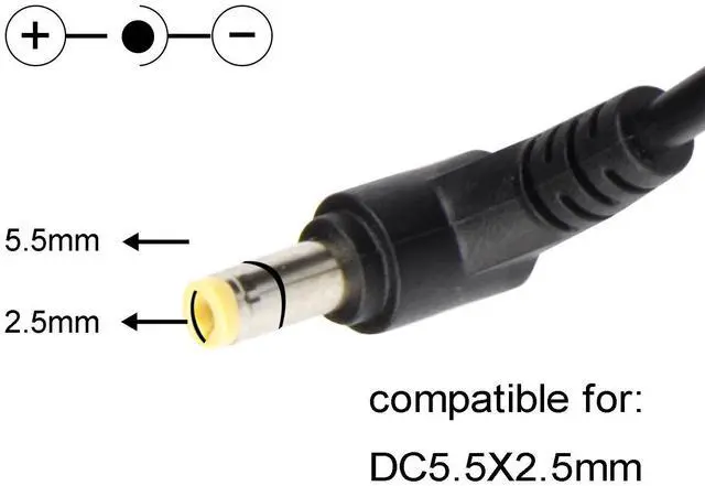 Alt view image 6 of 7 - For Intel NUC Kit NUC6CAYH NUC6CAYS Mini PC 65W AC Adapter Power Supply Cord
