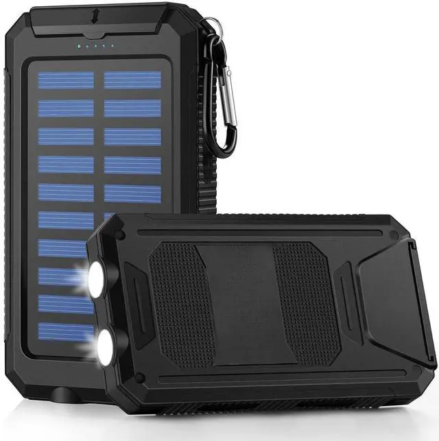 Main image of 2025 Solar Portable Charg Power Bank with Flashlight Battery Pack Fast Charge