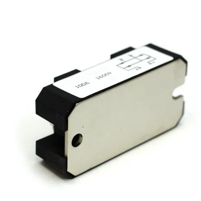 Alt view image 3 of 7 - 100A Amp 1600V Volt Single 1 Phase Diode Metal Case Bridge Rectifier TS