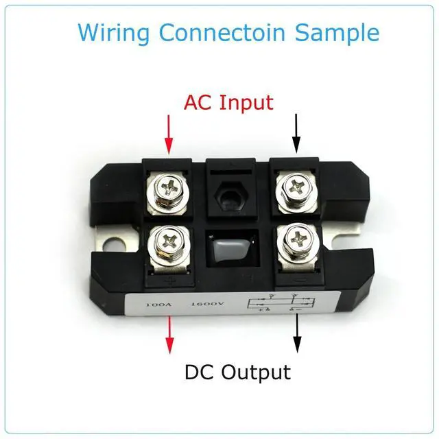 Alt view image 6 of 7 - 100A Amp 1600V Volt Single 1 Phase Diode Metal Case Bridge Rectifier TS