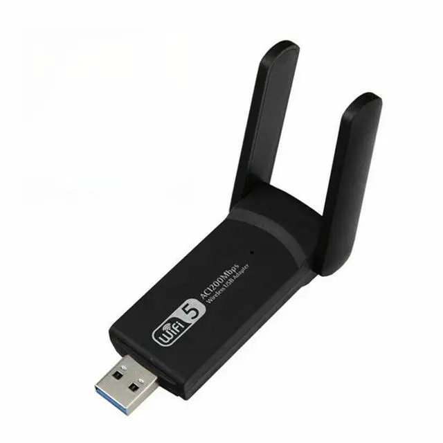 Main image of 1200Mbps Long Range AC1200 Dual Band 5GHz Wireless USB 3.0 WiFi Adapter Antennas