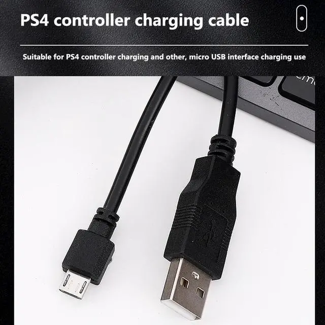 Alt view image 2 of 6 - For Sony PS4 Wireless Controller USB FAST Charger Cord Charging Cable 9.85 FT