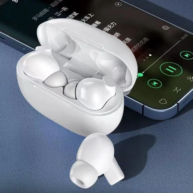 Alt view image 4 of 6 - Wireless Bluetooth Earphones Mini Earbuds For iPhone 15/Plus/Pro/Pro Max Headphones-White