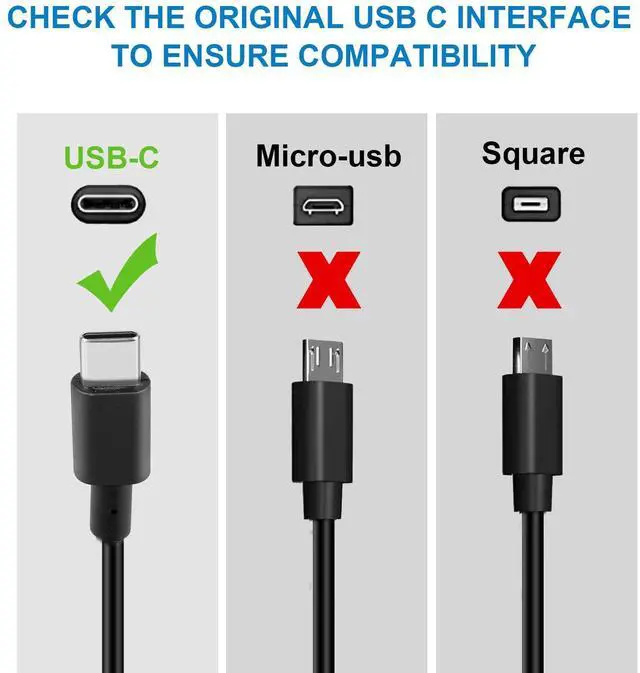 Alt view image 5 of 6 - POWER SUPPLY W20-045N1A Charger 45W USB-C Charger Universal Laptop US
