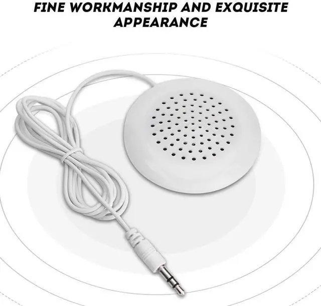 Alt view image 2 of 7 - Portable Pillow Speaker, Mini Stereo Speaker with 3.5Mm Aux Plug for MP3,