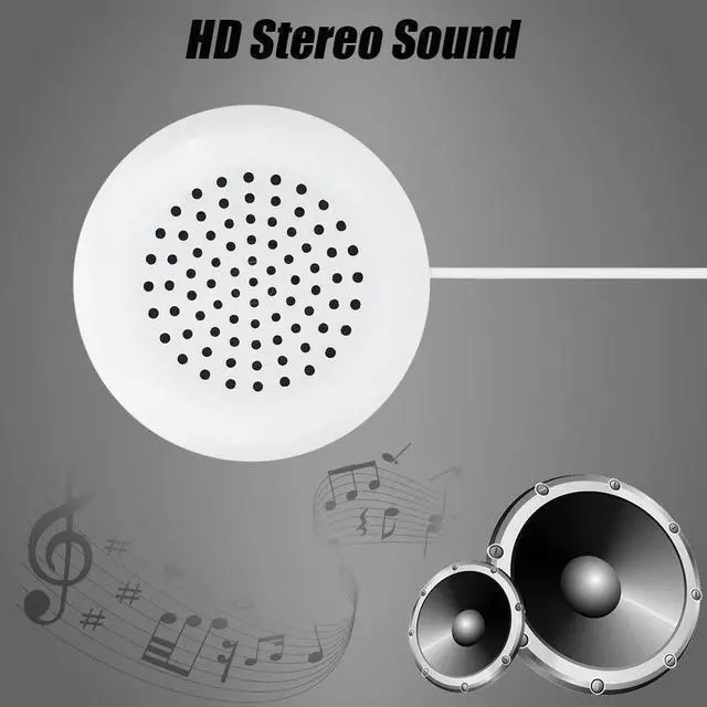 Alt view image 3 of 7 - Portable Pillow Speaker, Mini Stereo Speaker with 3.5Mm Aux Plug for MP3,