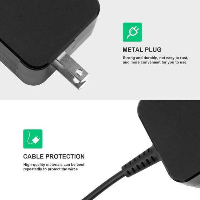 Alt view image 4 of 7 - AC-Adapter for Samsung-Chromebook-Charger 3 & 2: PA-1250-98 Xe500c13 Power Cord