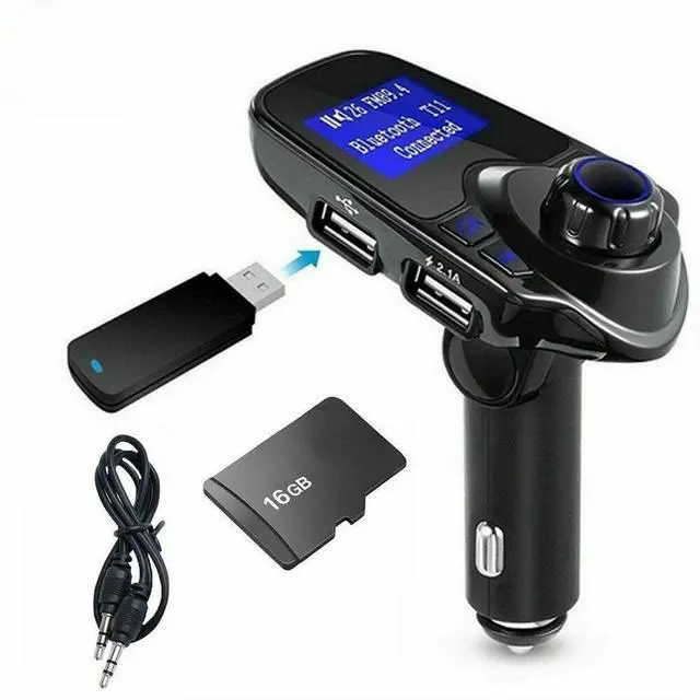 Main image of Bluetooth Car Kit MP3 Player FM Transmitter Wireless Radio Adapter USB Charger