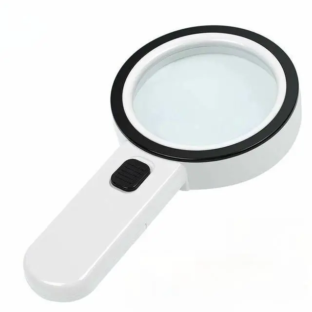 Main image of 30X Jumbo Handheld Magnifying Glass w/ 13 Bright LED Light Illuminated Magnifier