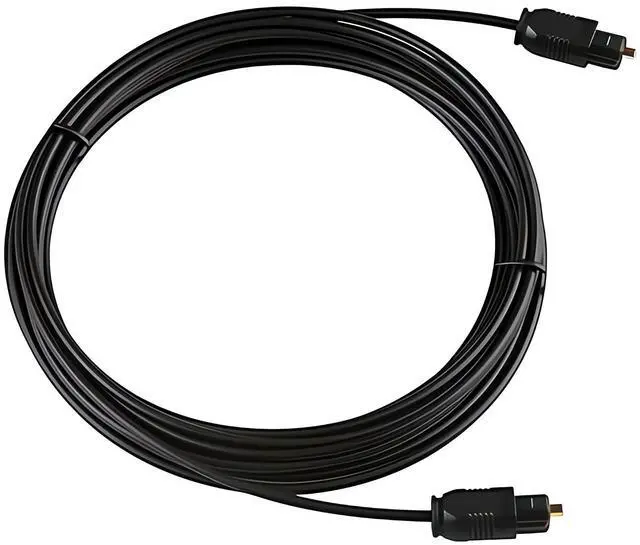 Main image of (10-pack) 6 FT Digital Fiber Optic Audio Cable Cord Optical SPDIF TosLink
