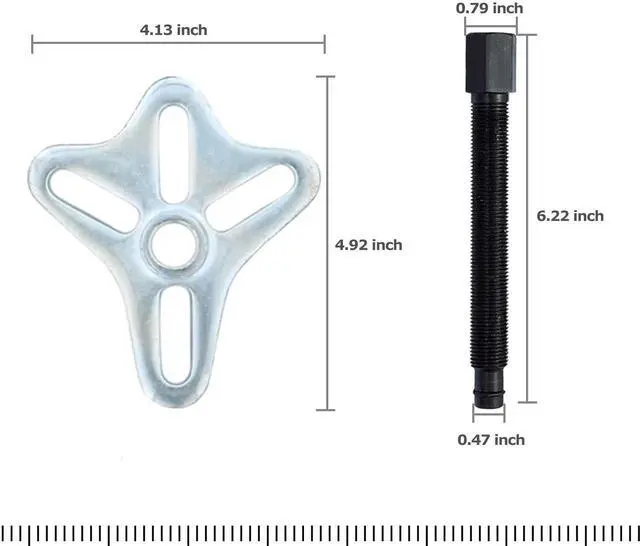 Alt view image 7 of 7 - 46Pc Harmonic Balancer Gear Puller Steering Wheel Kit with Case
