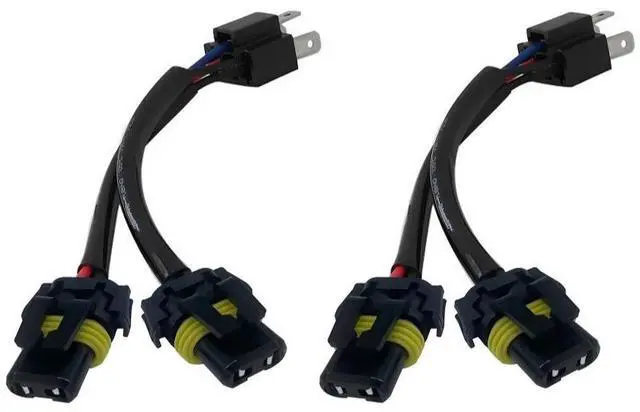 Main image of Conversion Wire 9003 H4 TO 9005 9006 Two Harness Head Light Adapter Plug Play EA