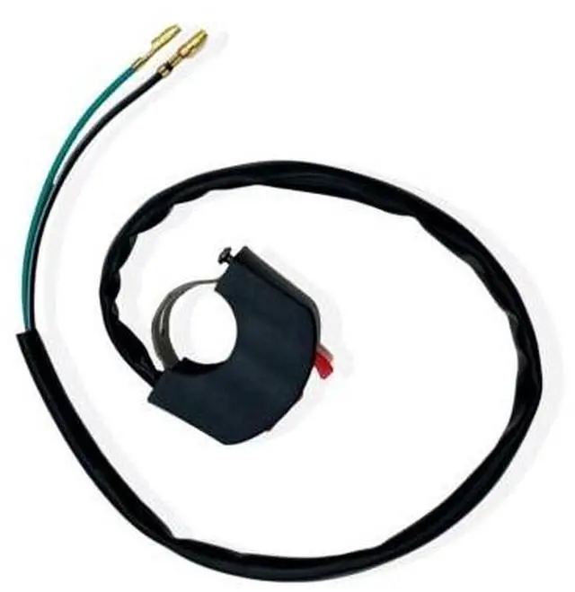 Alt view image 3 of 3 - 7/8" MOTORCYCLE HANDLEBAR KILL ON-OFF LATCHING SWITCH 12V SCOOTER ATV DIRT BIKE