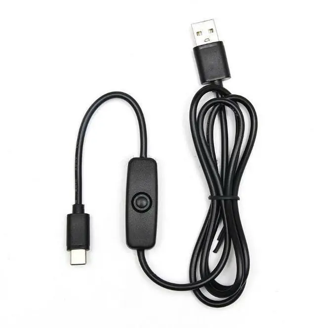 Alt view image 4 of 5 - For Raspberry Pi 4 Power Supply Adapter ON/OFF Switch USB-C 5V 3.0A US Plug