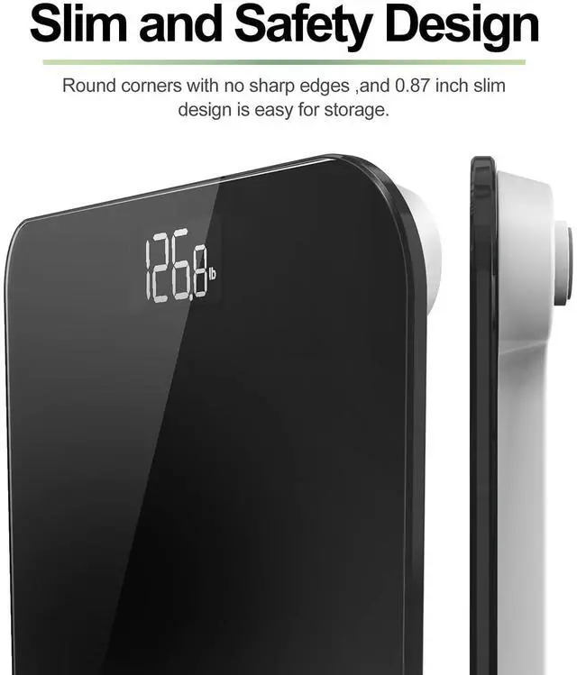 Alt view image 5 of 6 - Digital Body Weight Scale Highly Accurate Scale for Weight LED Display