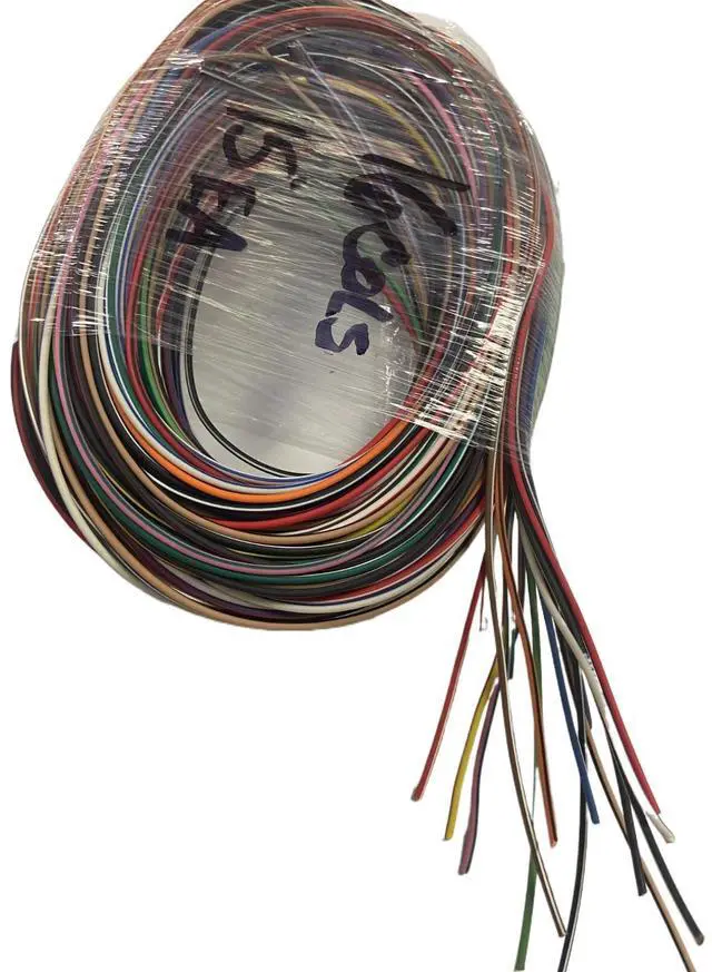 Main image of 18 AWG TXL HIGH TEMP AUTOMOTIVE POWER WIRE 16 STRIPE COLORS 15 FT EA PRD