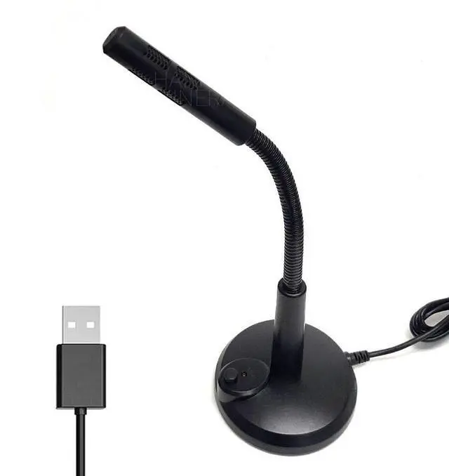 Main image of Desktop Mini Condenser Microphone USB Computer Mic Recording For Laptop PC