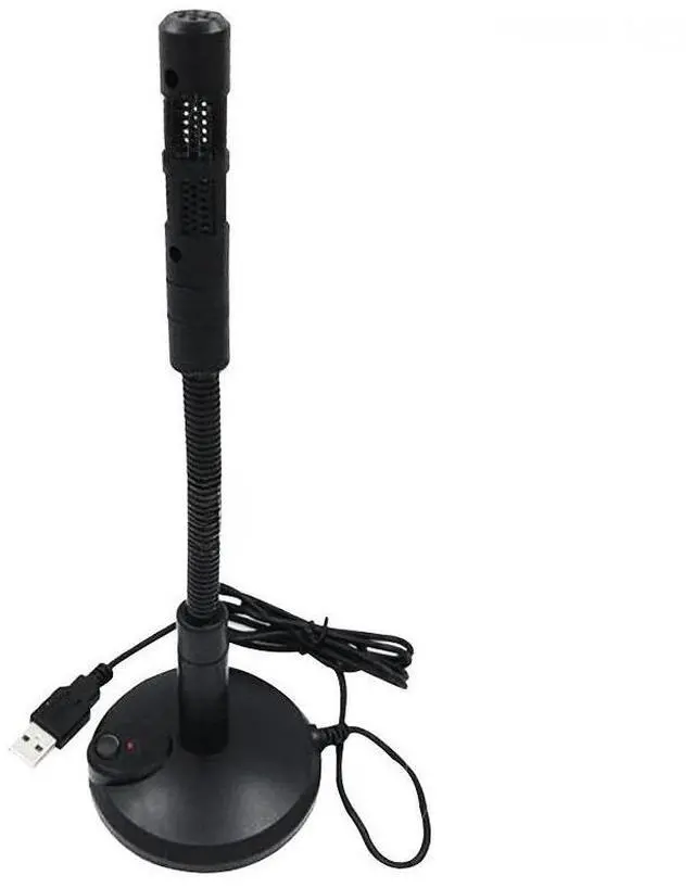 Alt view image 2 of 3 - Desktop Mini Condenser Microphone USB Computer Mic Recording For Laptop PC