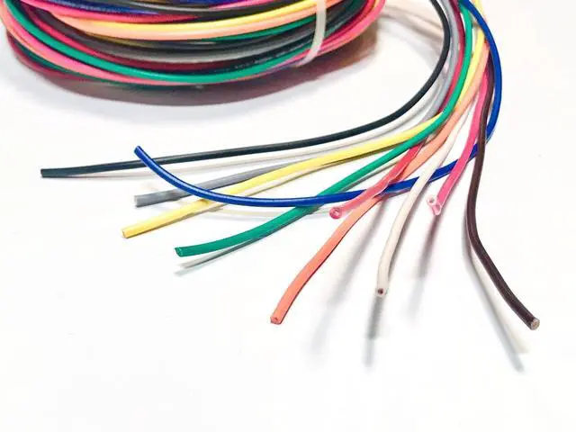 Alt view image 2 of 2 - 18 AWG GAUGE WIRE 10 COLORS 5 FT EA PRIMARY STRANDED COPPER POWER REMOTE CABLE