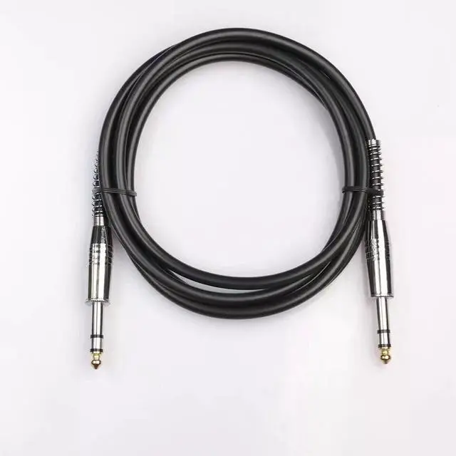 Main image of 6ft NOISELESS Electric Guitar Bass Cable Pedal AMP Cord 1/4" USA KEYBOARD 2pcs