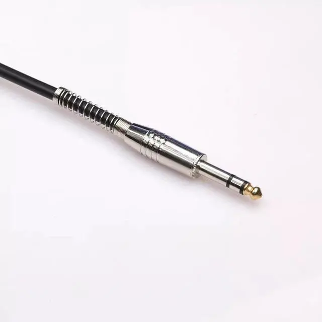 Alt view image 6 of 7 - 6ft NOISELESS Electric Guitar Bass Cable Pedal AMP Cord 1/4" USA KEYBOARD 2pcs